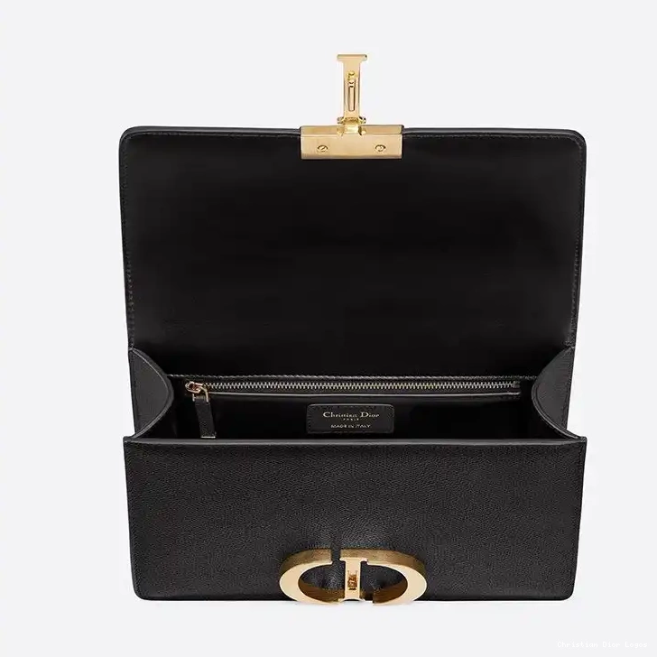 Cheap Grained Calfskin 30 Dior Black Montaigne Bag 0405 Luxury